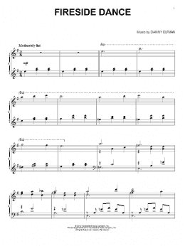 page one of Fireside Dance (Piano Solo)