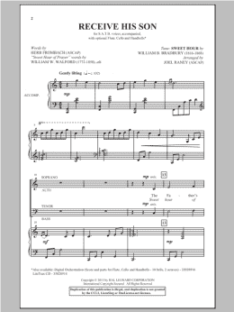 page one of Receive His Son (SATB Choir)