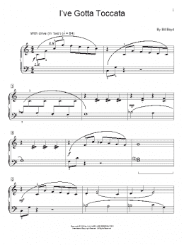 page one of I've Gotta Toccata (Educational Piano)