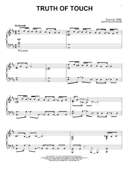 page one of Truth Of Touch (Piano Solo)