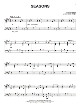 page one of Seasons (Piano Solo)