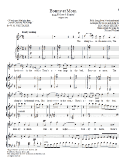 page one of Bonny at morn (from Volume 6: England) (Piano & Vocal)