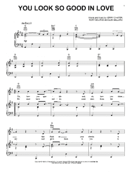 page one of You Look So Good In Love (Piano, Vocal & Guitar Chords (Right-Hand Melody))