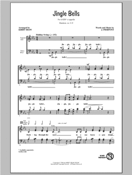page one of Jingle Bells (SATB Choir)