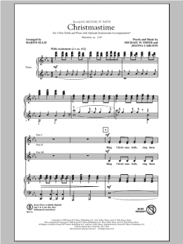 page one of Christmastime (3-Part Treble Choir)