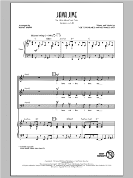 page one of Java Jive (arr. Kirby Shaw) (3-Part Mixed Choir)