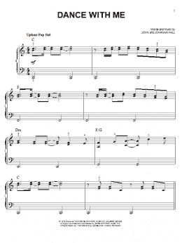 page one of Dance With Me (Easy Piano)
