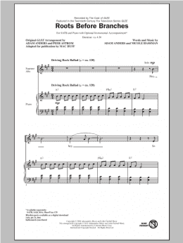page one of Roots Before Branches (SATB Choir)