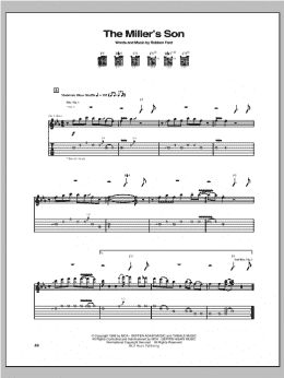 page one of The Miller's Son (Guitar Tab)