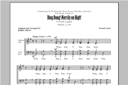page one of Ding Dong! Merrily On High! (SATB Choir)