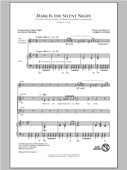 page one of Dark Is The Silent Night (SATB Choir)
