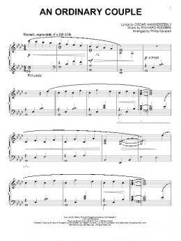 page one of An Ordinary Couple (from The Sound Of Music) (arr. Phillip Keveren) (Piano Solo)