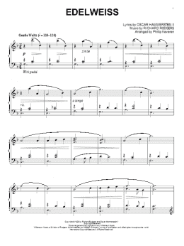 page one of Edelweiss (from The Sound Of Music) (arr. Phillip Keveren) (Piano Solo)