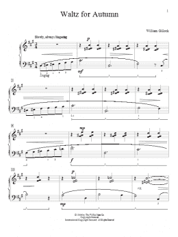 page one of Waltz For Autumn (Educational Piano)
