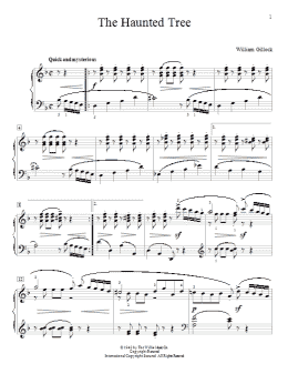 page one of The Haunted Tree (Educational Piano)