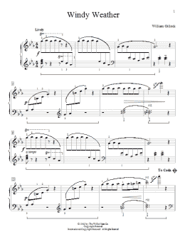 page one of Windy Weather (Educational Piano)