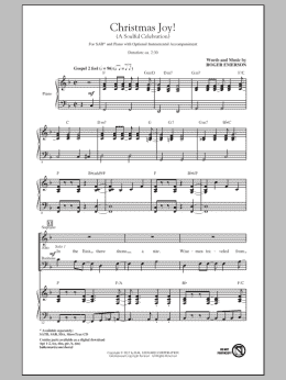 page one of Christmas Joy! (A Soulful Celebration) (SAB Choir)
