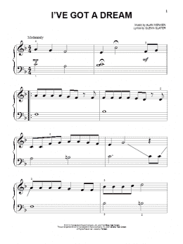 page one of I've Got A Dream (from Tangled) (Beginning Piano Solo)
