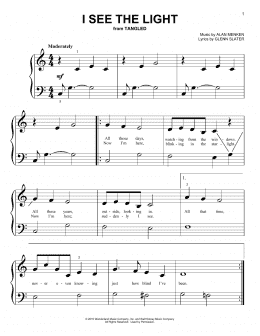 page one of I See The Light (from Tangled) (Big Note Piano)