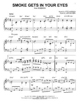 page one of Smoke Gets In Your Eyes [Jazz version] (arr. Brent Edstrom) (Piano Solo)