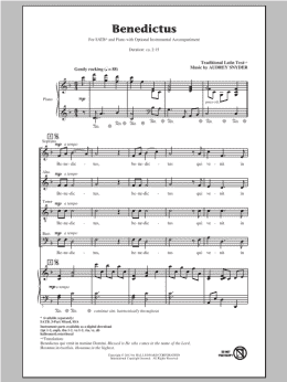 page one of Benedictus (SATB Choir)
