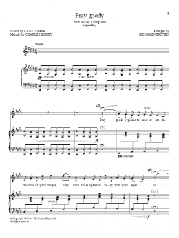 page one of Pray goody (Piano & Vocal)