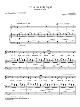 page one of Oft in the stilly night (Piano & Vocal)