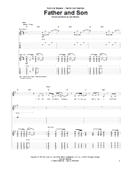 page one of Father And Son (Guitar Tab)