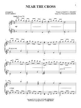 page one of Near The Cross (Piano Solo)