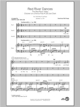 page one of Red River Dances (3-Part Mixed Choir)