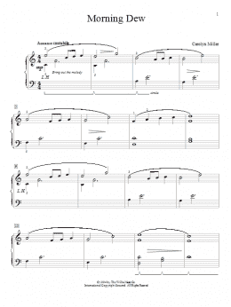 page one of Morning Dew (Educational Piano)
