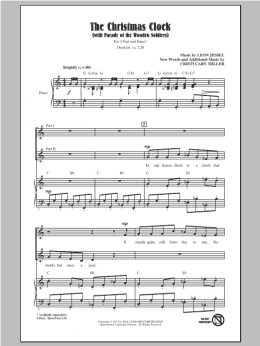 page one of The Christmas Clock (with Parade Of The Wooden Soldiers) (arr. Cristi Cary Miller) (2-Part Choir)