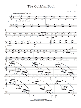 page one of The Goldfish Pool (Educational Piano)