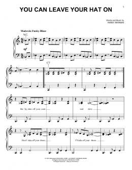 page one of You Can Leave Your Hat On (Easy Piano)