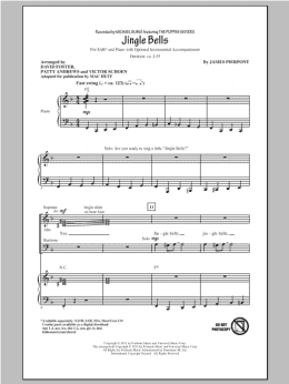 page one of Jingle Bells (SAB Choir)