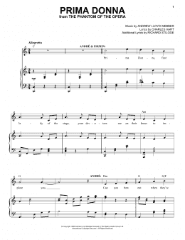 page one of Prima Donna (Piano & Vocal)