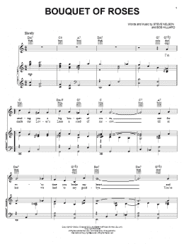 page one of Bouquet Of Roses (Piano, Vocal & Guitar Chords (Right-Hand Melody))