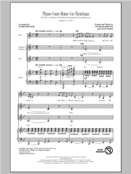 page one of Please Come Home For Christmas (arr. Mark Brymer) (SSA Choir)