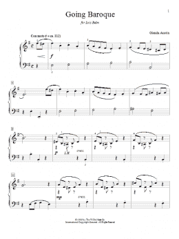 page one of Going Baroque (Educational Piano)