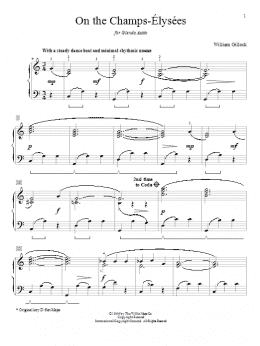 page one of On The Champs-Elysees (Educational Piano)