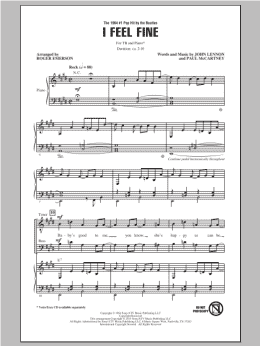 page one of I Feel Fine (TB Choir)