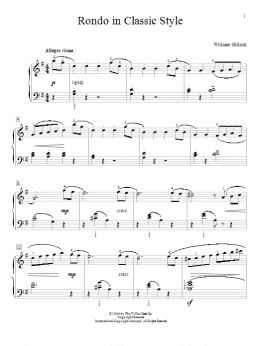 page one of Rondo In Classic Style (Educational Piano)