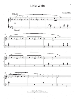 page one of Little Waltz (Educational Piano)