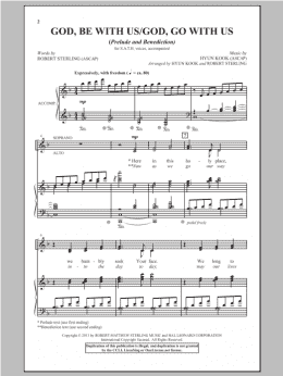 page one of God, Be With Us/God, Go With Us (SATB Choir)