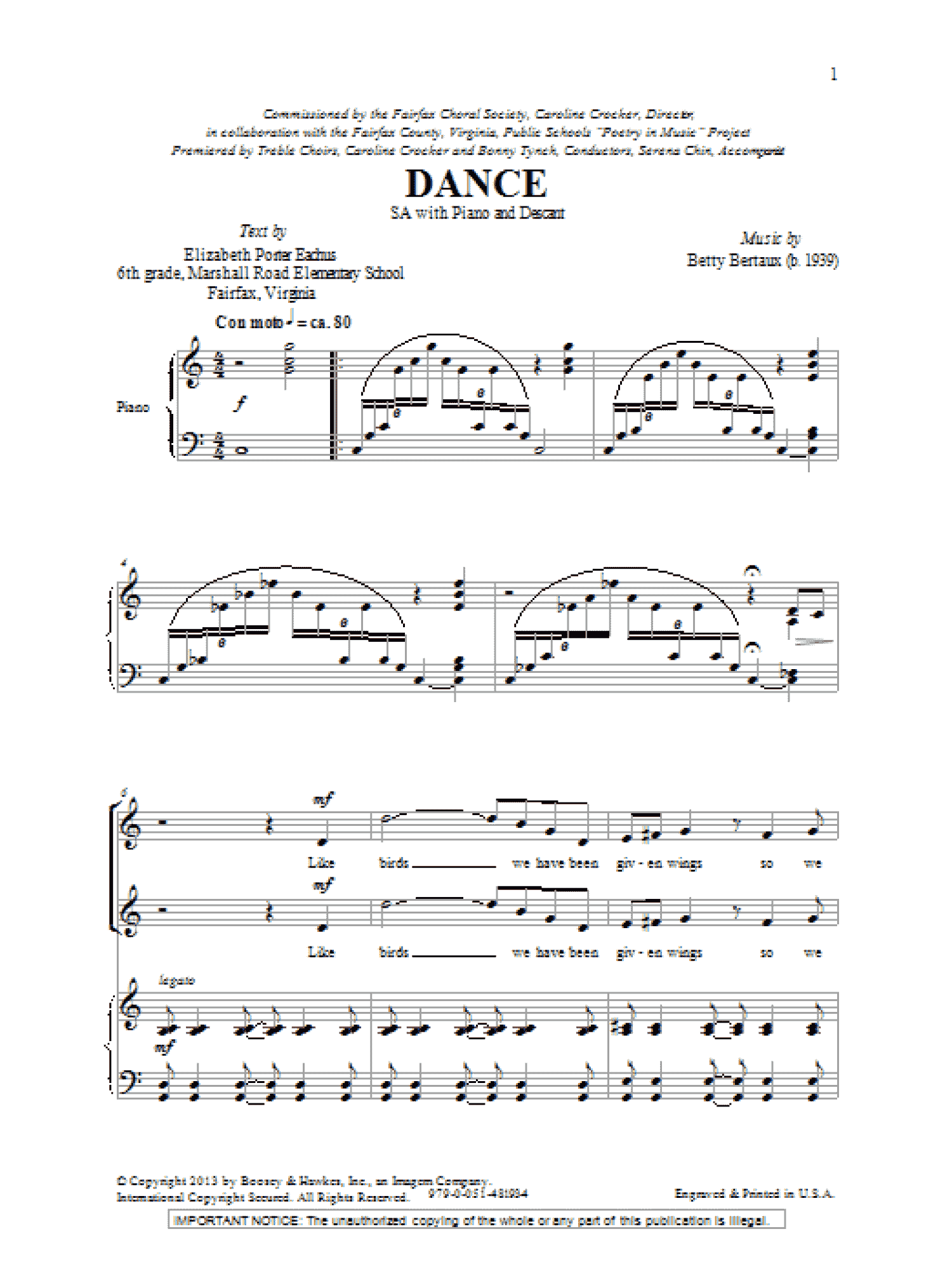 Dance (2-Part Choir)