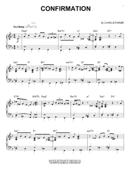 page one of Confirmation (arr. Brent Edstrom) (Piano Solo)