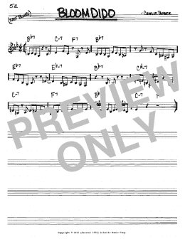 page one of Bloomdido (Real Book – Melody & Chords – C Instruments)