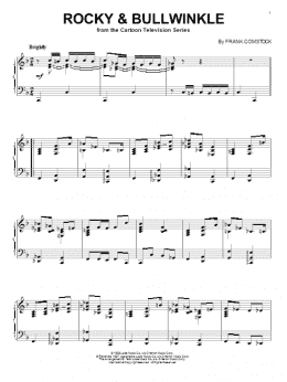 page one of Rocky & Bullwinkle (Piano Solo)