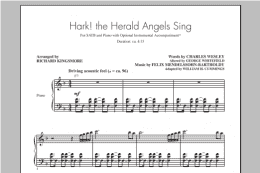 page one of Hark! The Herald Angels Sing (SATB Choir)