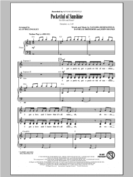page one of Pocketful Of Sunshine (SSA Choir)
